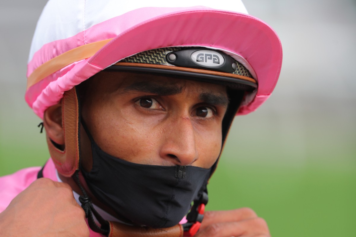 Jockey Karis Teetan faces a stint on the sidelines. Photo: Kenneth Chan