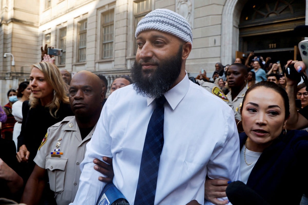 Adnan Syed, whose case was chronicled in the hit podcast “Serial,” departs after a judge overturned his 2000 murder conviction and ordered a new trial during a hearing at the Baltimore City Circuit Courthouse in Baltimore, Maryland. Prosecutors have since dropped the charges. Photo: Reuters