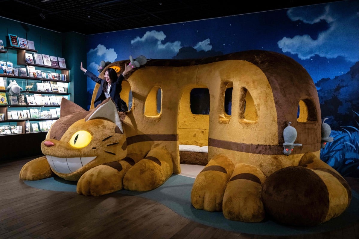 Hop on the Cat Bus at Ghibli Park. Photo: Studio Ghibli/AFP/Yuichi Yamazaki