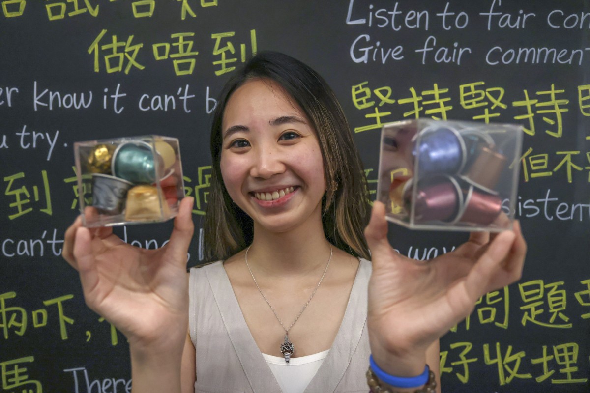 Charlotte Wong hopes Wind.n.Sand can help educate Hongkongers about reducing their waste. Photo: Jonathan Wong