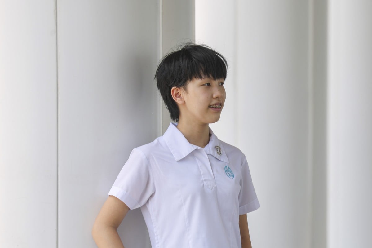 Amber Wong is a Form Six student at Marymount Secondary School. Photo: Edmond So