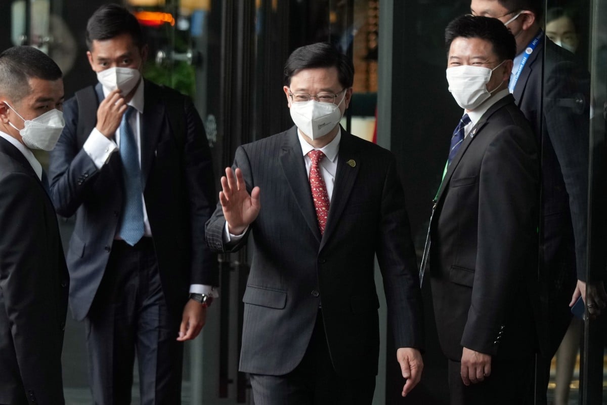 Chief Executive John Lee visited Bangkok for an Apec summit. Photo: Sam Tsang