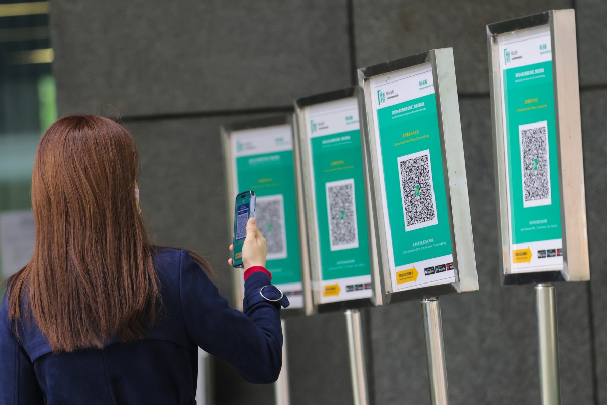 The Hong Kong government announced it would scrap the use of the “Leave Home Safe” app on Tuesday. Photo: Jelly Tse