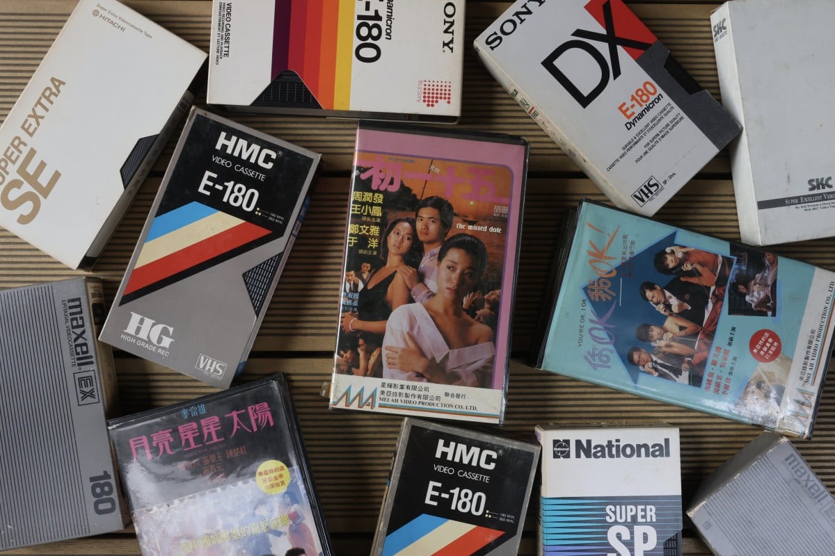 HKVCRBase has gathered more than 6,000 videotapes and digitised countless clips, from advertisements to concerts, news and dramas. Photo: Jonathan Wong
