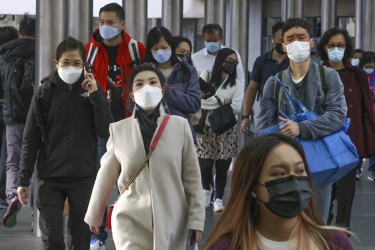 Wearing masks in most public areas has been required in Hong Kong since July 2020. Photo: Jonathan Wong