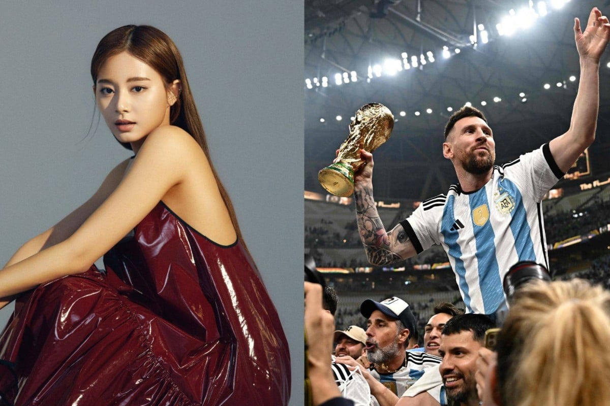Twice’s Tzuyu and Argentina’s Lionel Messi have one surprising thing in common: they were both born in the Year of the Rabbit. Photos: JYP Entertainment; AFP
