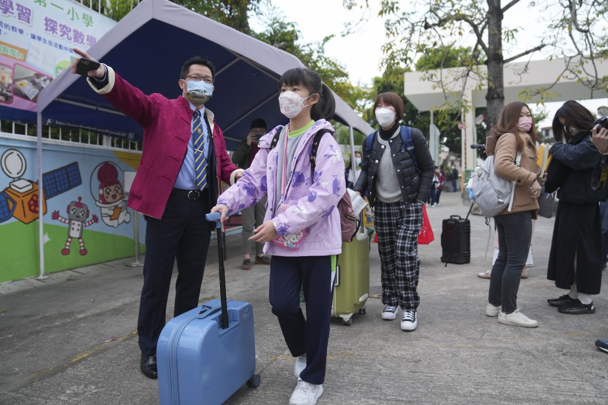 Some cross-border pupils are returning to in-person classes after nearly three years of online learning. Photo: Sam Tsang