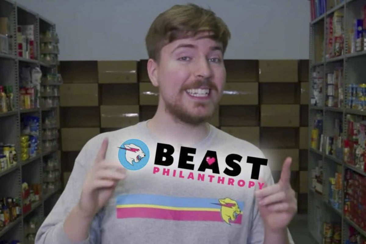 Jimmy Donaldson AKA MrBeast on his philanthropy YouTube channel. Photo: YouTube/ MrBeast