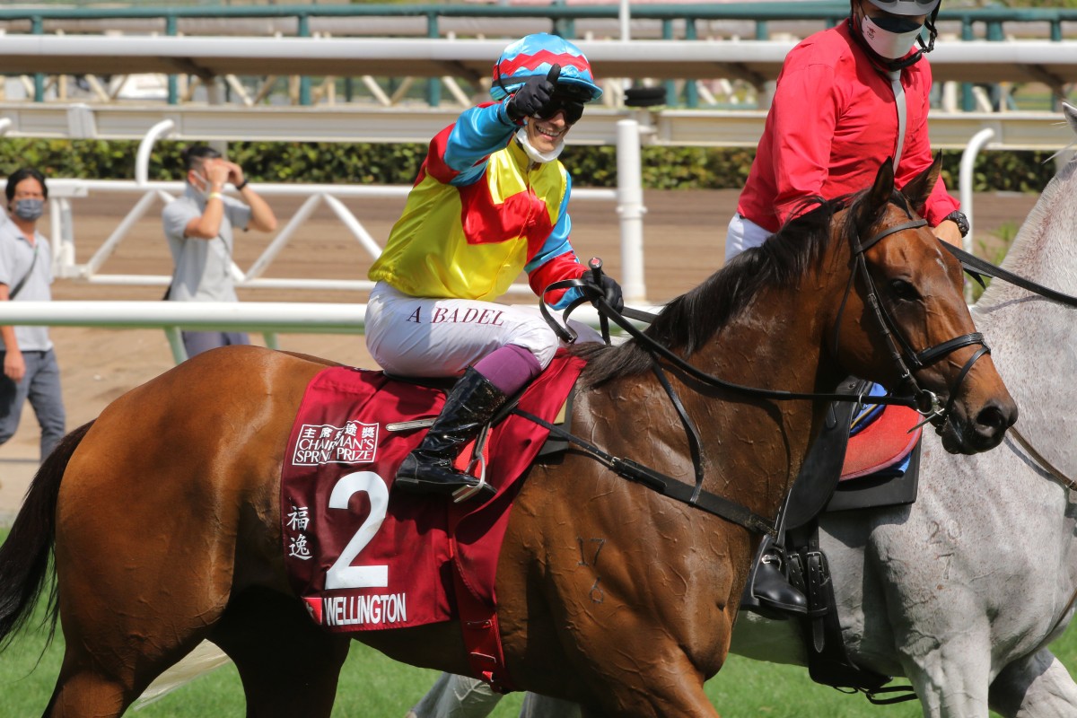 Alexis Badel savours Group One glory aboard Wellington. Photo: Kenneth Chan