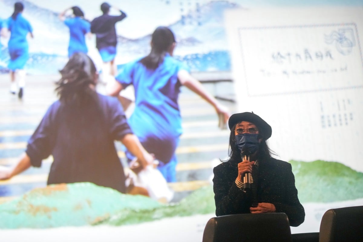 Director Mabel Cheung at a showing of the film on Sunday in Whampoa. Photo: Sam Tsang