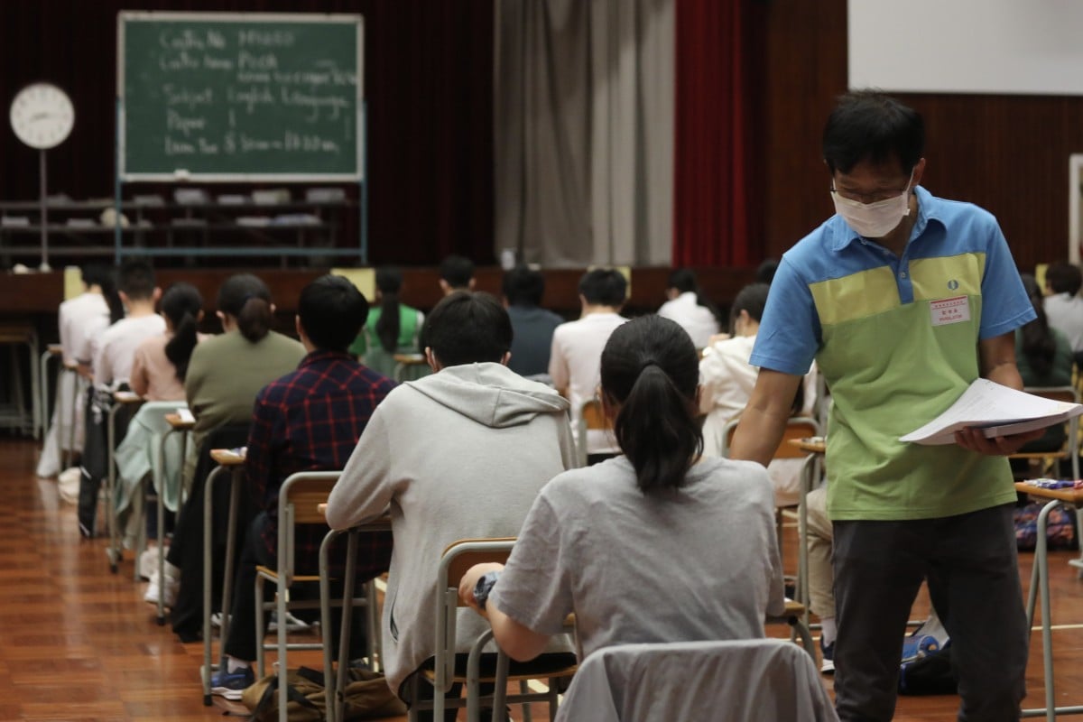 Despite the city having lifted all social-distancing measures, candidates sitting the Diploma of Secondary Education will still be required to wear a mask. Photo: Xiaomei Chen