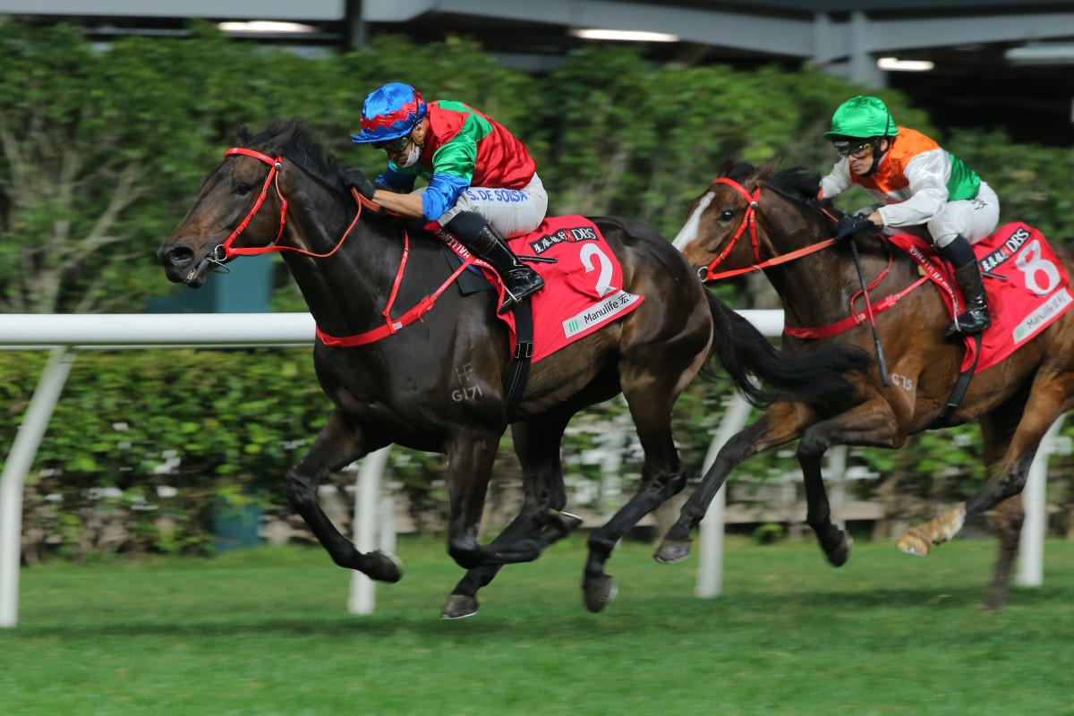 Money Catcher wins the January Cup at Happy Valley. Photos: Kenneth Chan