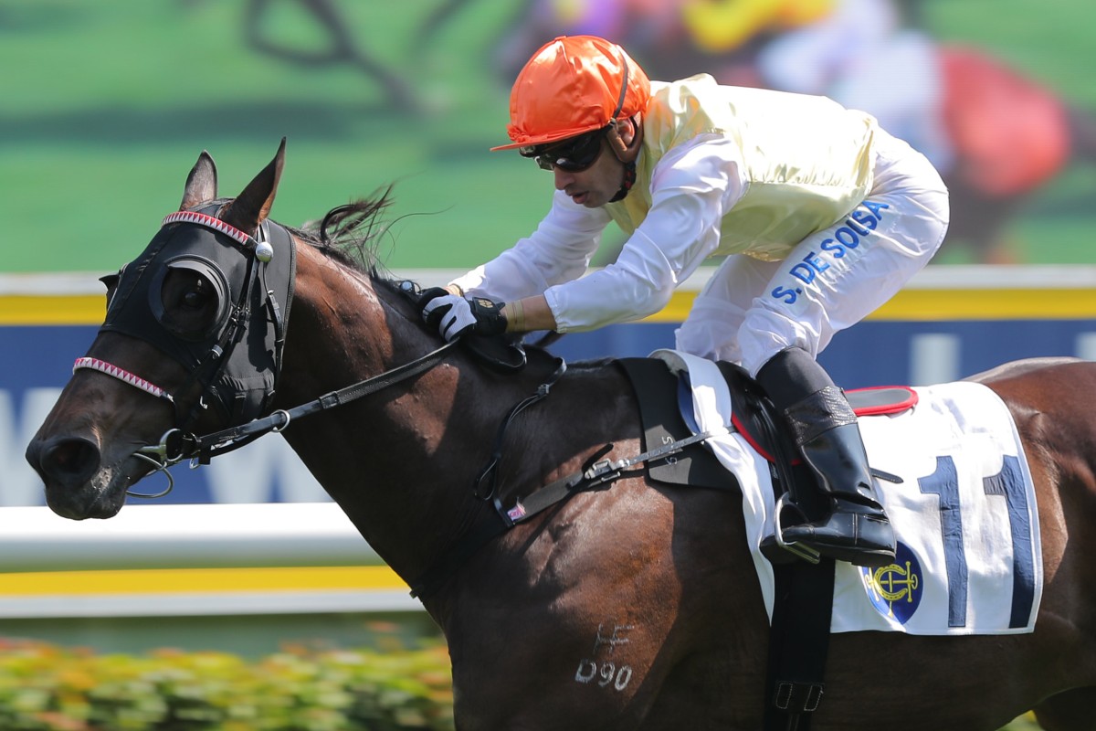 Silvestre de Sousa rides a winner at Sha Tin in March. Photos: Kenneth Chan