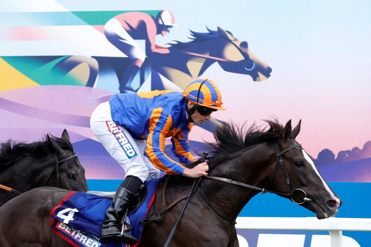 Ryan Moore and Auguste Rodin win last month’s Epsom Derby. Photo: Reuters