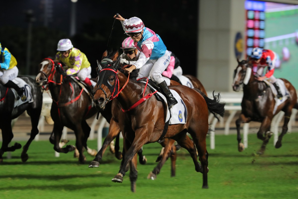 Find My Love motors to victory under Keith Yeung at Sha Tin last month. Photo: Kenneth Chan