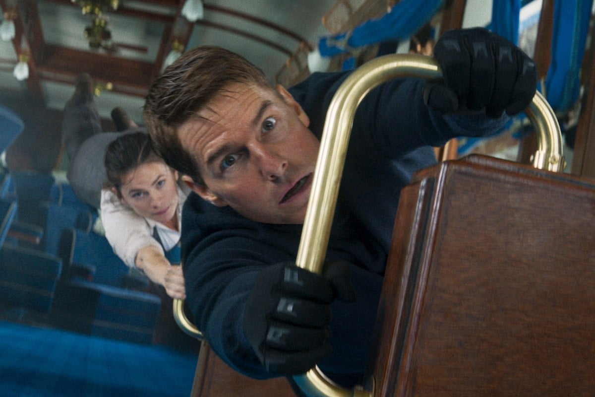 Tom Cruise (right) reprises his role as Ethan Hunt, a superspy whose mission is to save the world. Photo: TNS