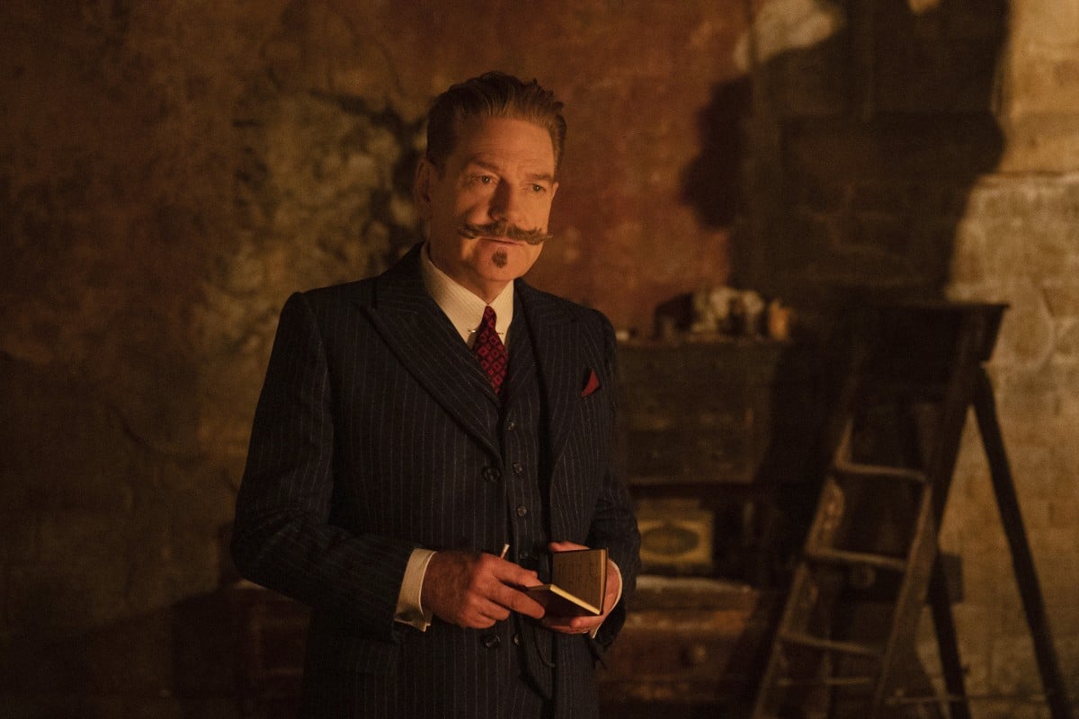 Kenneth Branagh stars as Hercule Poirot in “A Haunting in Venice.” Photo: 20th Century Studios via AP