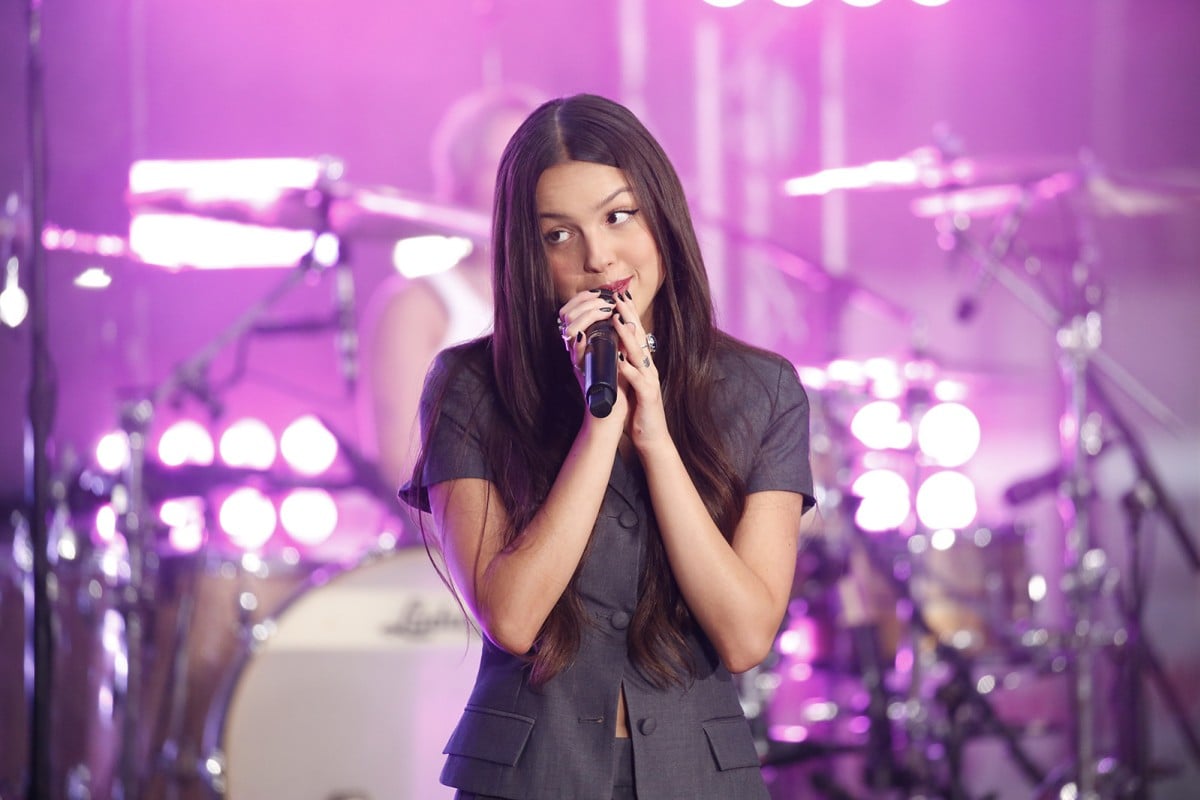 Olivia Rodrigo performs on NBC’s “Today” at Rockefeller Plaza in New York City on September 8, 2023. Photo: Getty Images/TNS