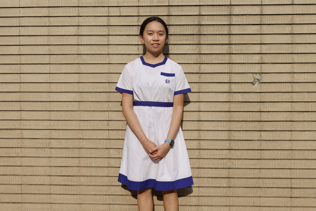 Christy Lee Hei-tung, a student at Diocesan Girls’ School, was awarded the 2nd runner-up in the Linguist (Cantonese) category at the prestigious Student of the Year Awards. Photo: Handout