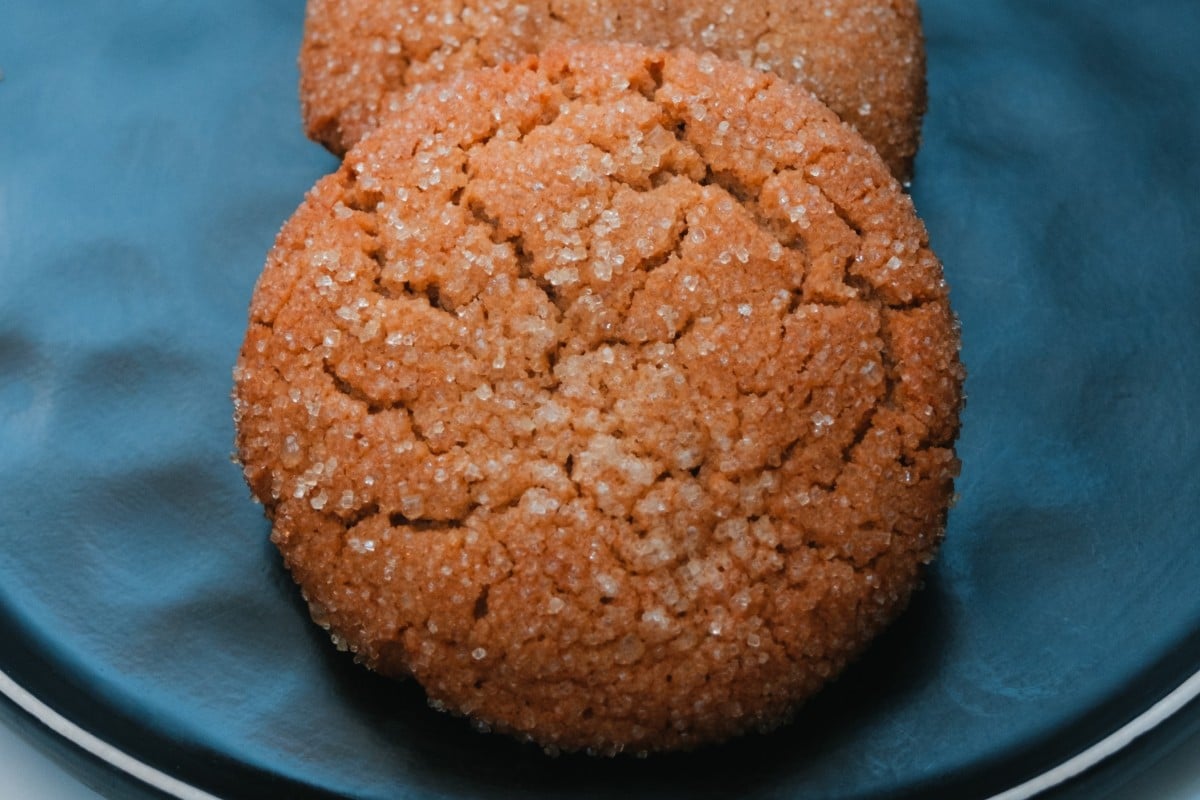 Miso and peanut butter cookies