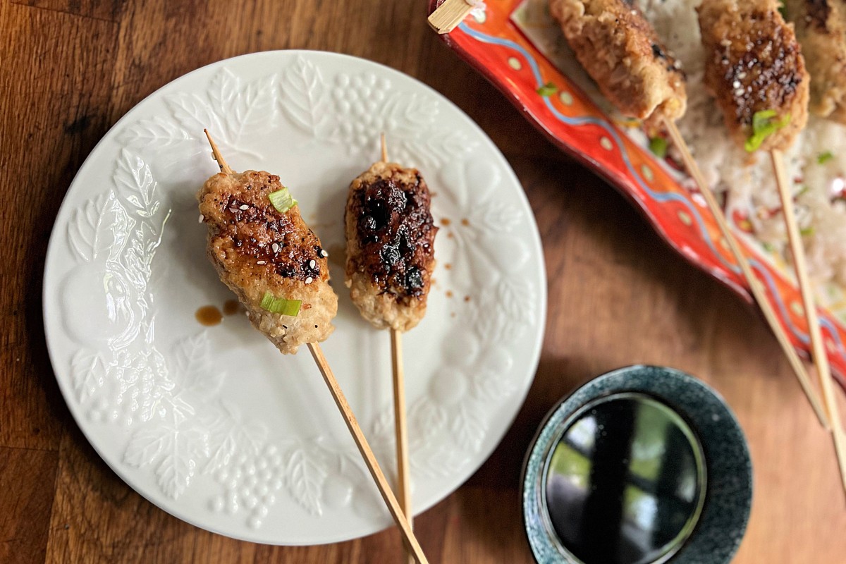 Chicken skewers with a salty-sweet yakitori sauce. Photo: TNS