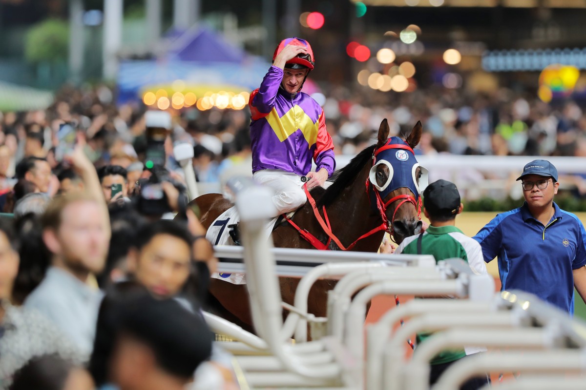 Zac Purton and Lucky Archangel return after winning at Happy Valley on September 27. Photo: Kenneth Chan