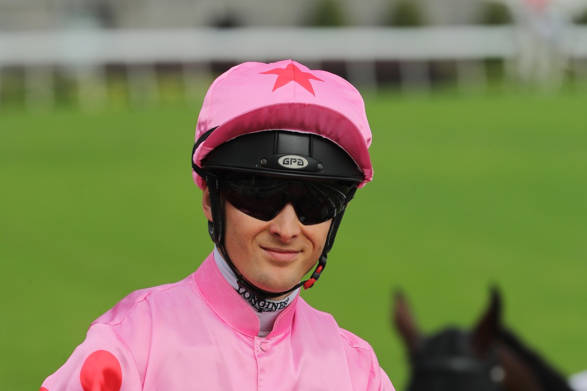 Harry Bentley after a recent winner at Sha Tin. Photo: Kenneth Chan