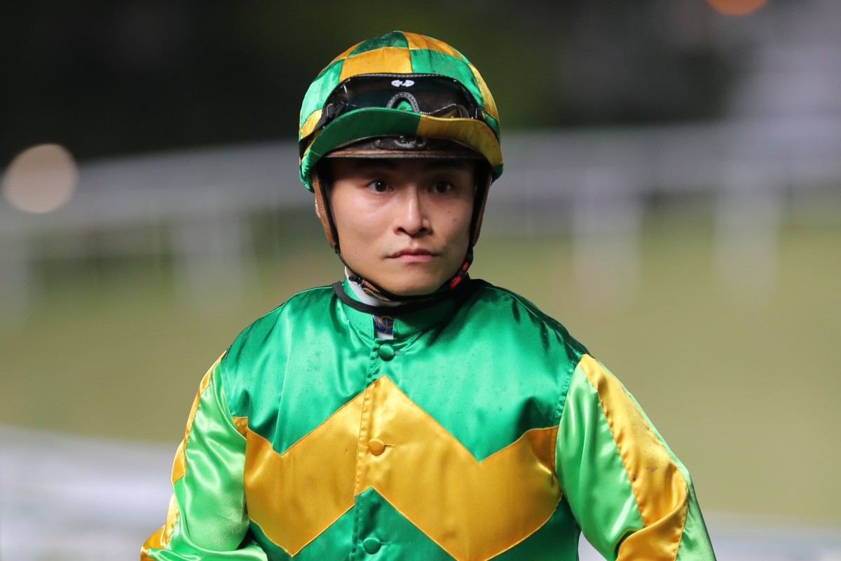 Jockey Keith Yeung after a recent winner. Photos: Kenneth Chan