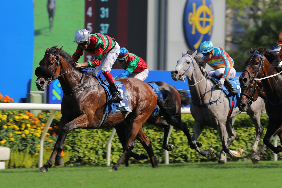 Russian Emperor wins May’s Champions & Chater Cup under Hugh Bowman. Photo: Kenneth Chan