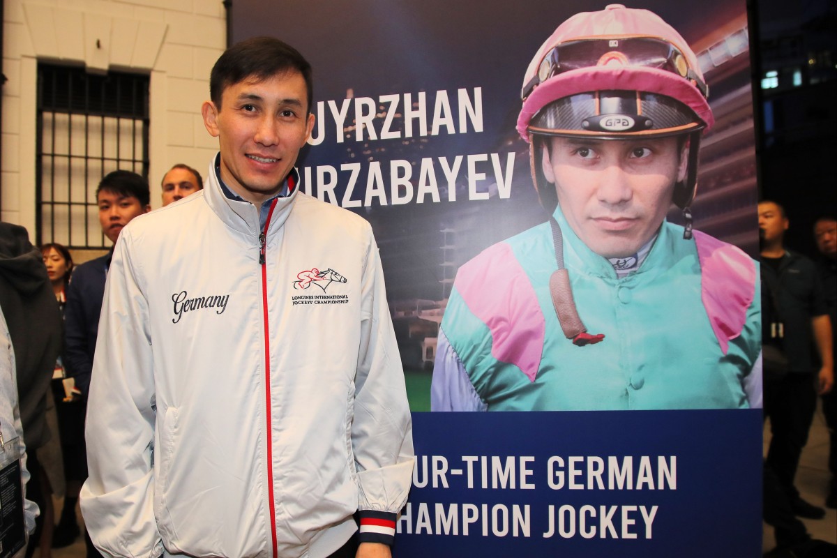 Bauyrzhan Murzabayev ahead of the International Jockeys’ Championship. Photos: Kenneth Chan
