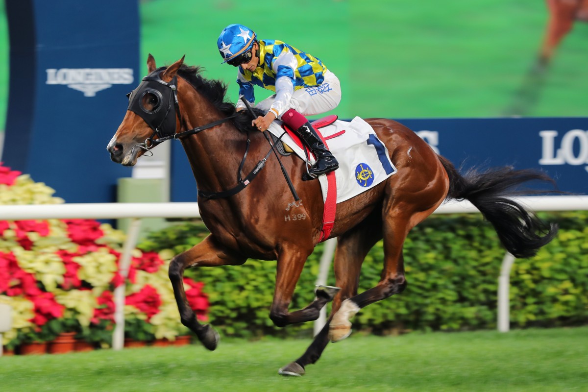 Galaxy Patch wins under Karis Teetan on Sunday. Photo: Kenneth Chan
