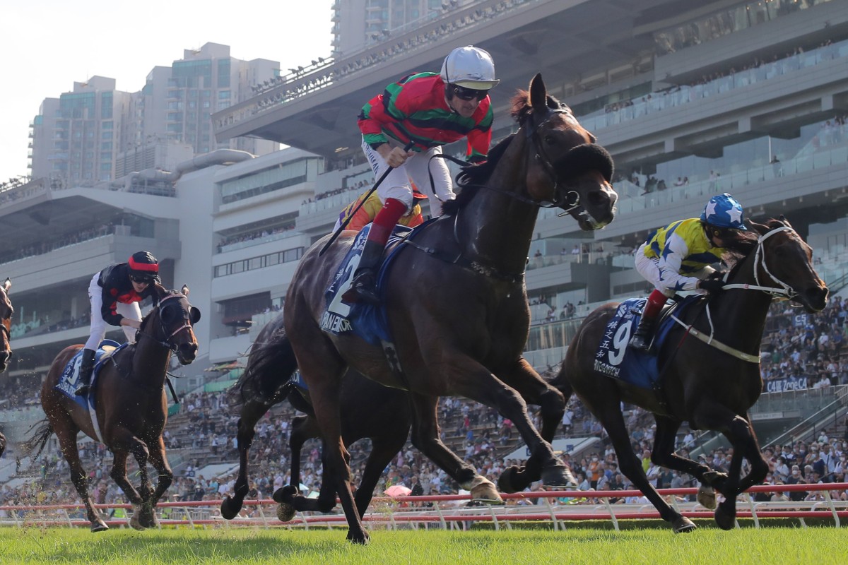 Russian Emperor wins the Group One Champions & Chater Cup (2,400m) in May last year. Photos: Kenneth Chan