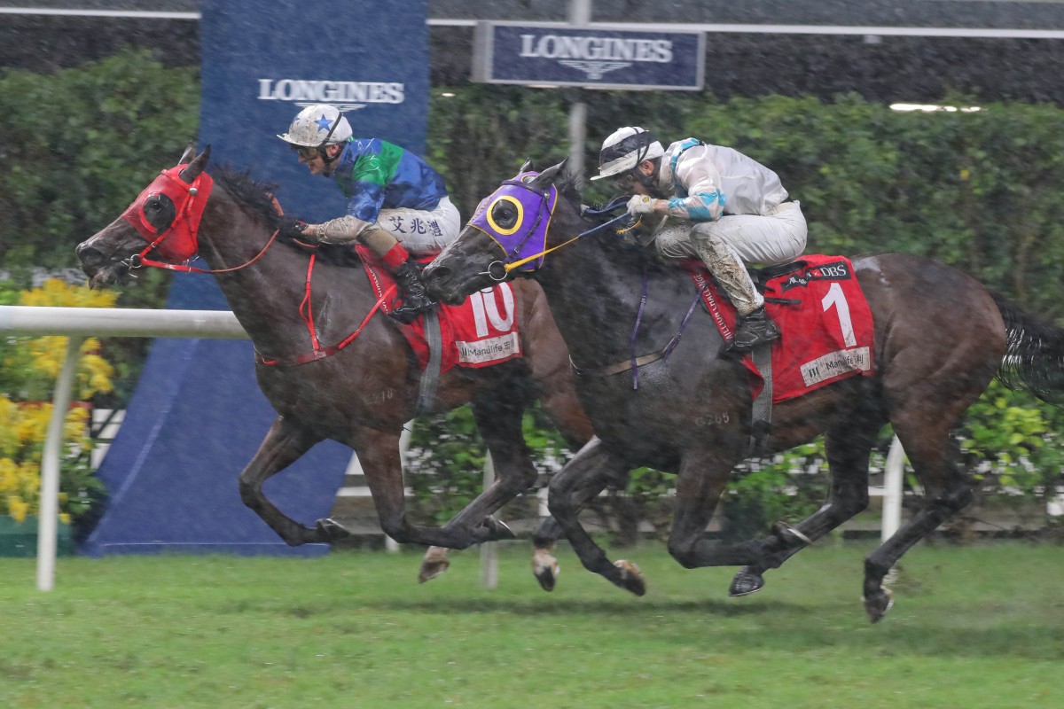 Copartner Ambition wins under Andrea Atzeni at Happy Valley in October. Photos: Kenneth Chan