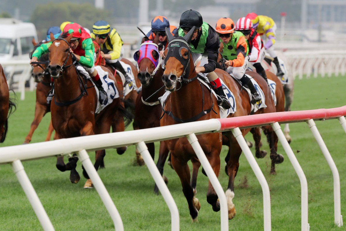 Nervous Witness shoots to victory under Andrea Atzeni at Sha Tin. Photo: Kenneth Chan