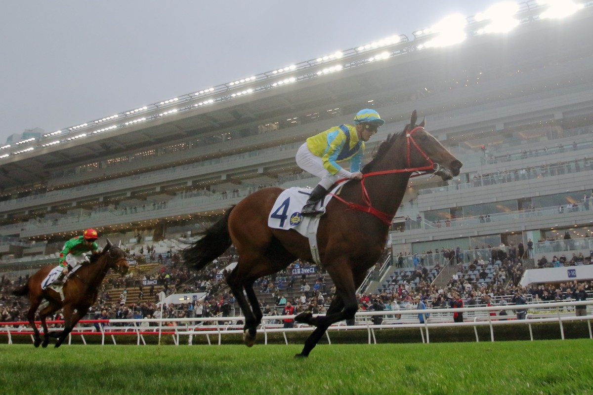 Massive Sovereign gets off the mark at the first time of asking in Hong Kong earlier this month. Photo: Kenneth Chan