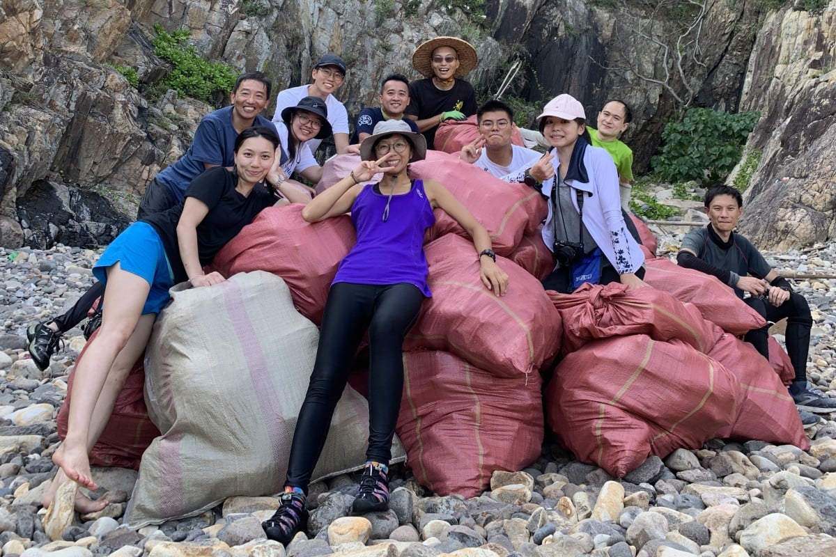CraSea Cleanupper volunteers target remote areas which are less likely to be cleaned by other people. Photo: Handout