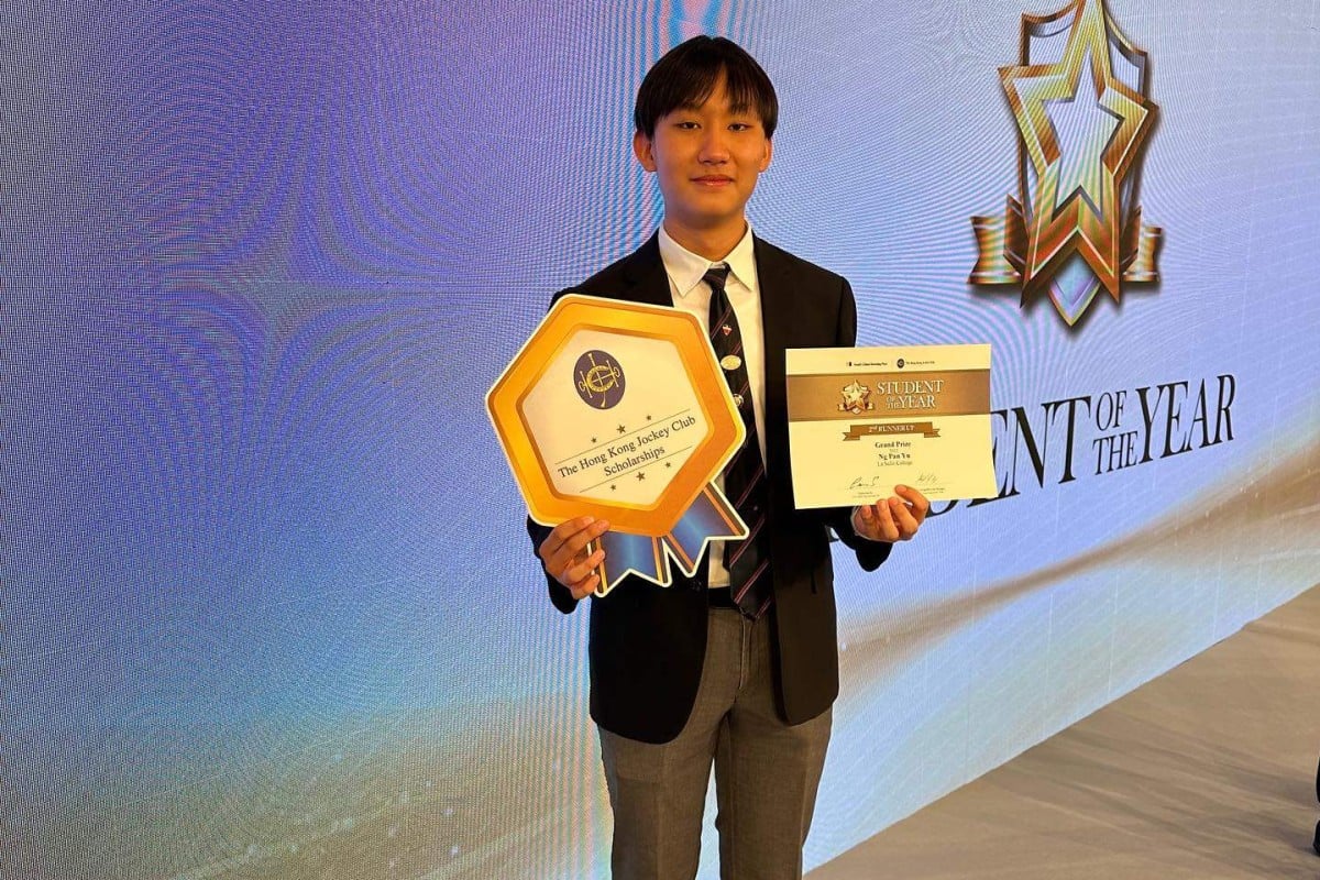 Ng Pan-yu won the second runner-up Grand Prize at last year’s prestigious Student of the Year awards. Photo: Handout