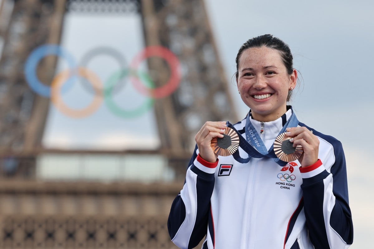 John Lee as well as the Hong Kong and Macau Affairs Office have lauded the “tenacious” Hong Kong Olympians as the Paris Games come to a close. Photo: Xinhua