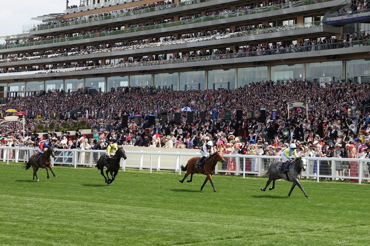 Charyn (right) wins the Group One Queen Anne Stakes (1,600m) under Silvestre de Sousa. Photo: Reuters
