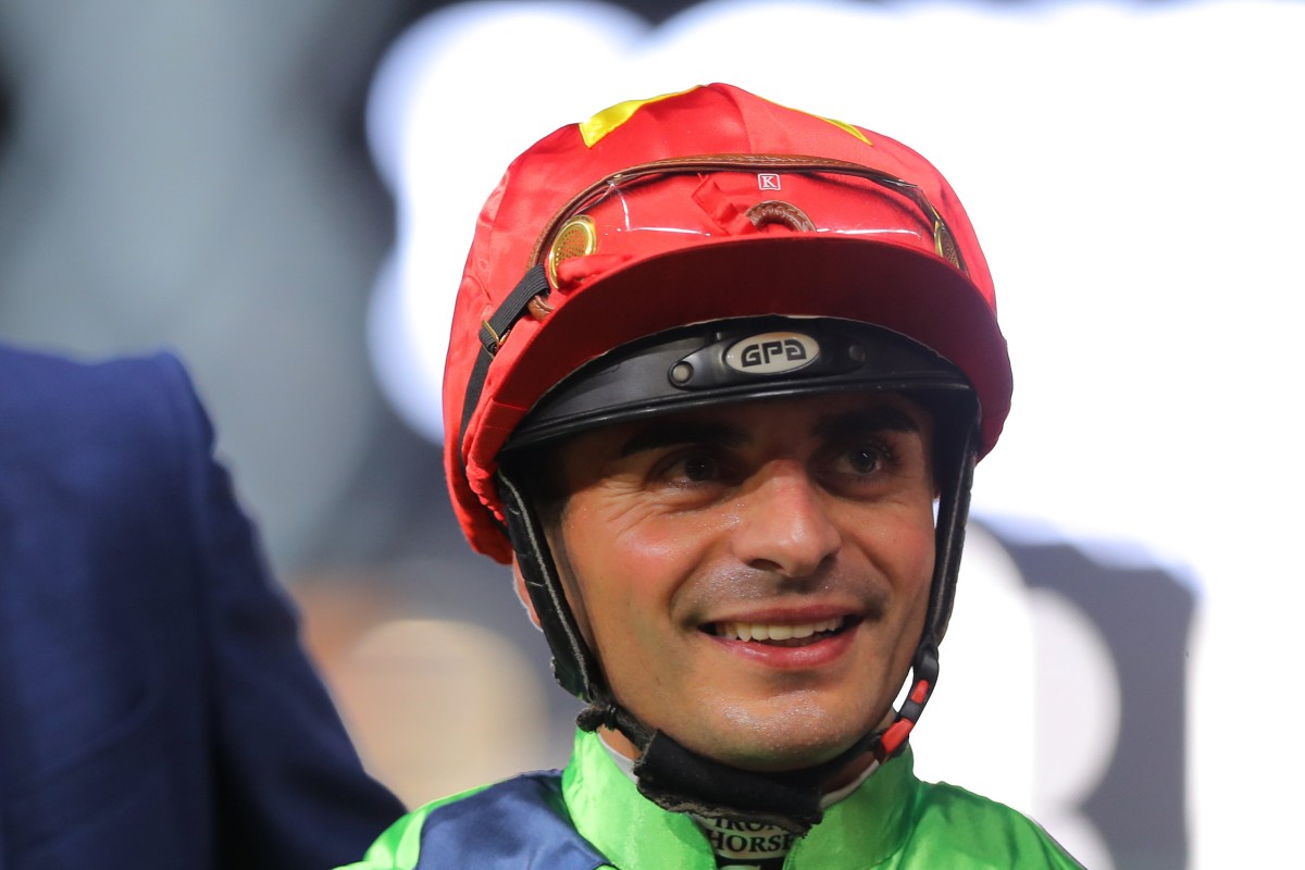 Andrea Atzeni rides Zardozi in the Group One Melbourne Cup at Flemington on Tuesday. Photo: Kenneth Chan