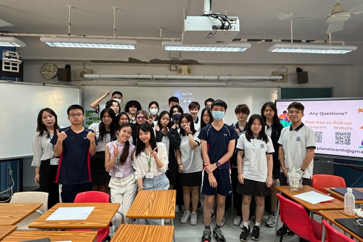 Helping Our Planet Earth has partnered with Korean International School in Hong Kong. Photo: Handout