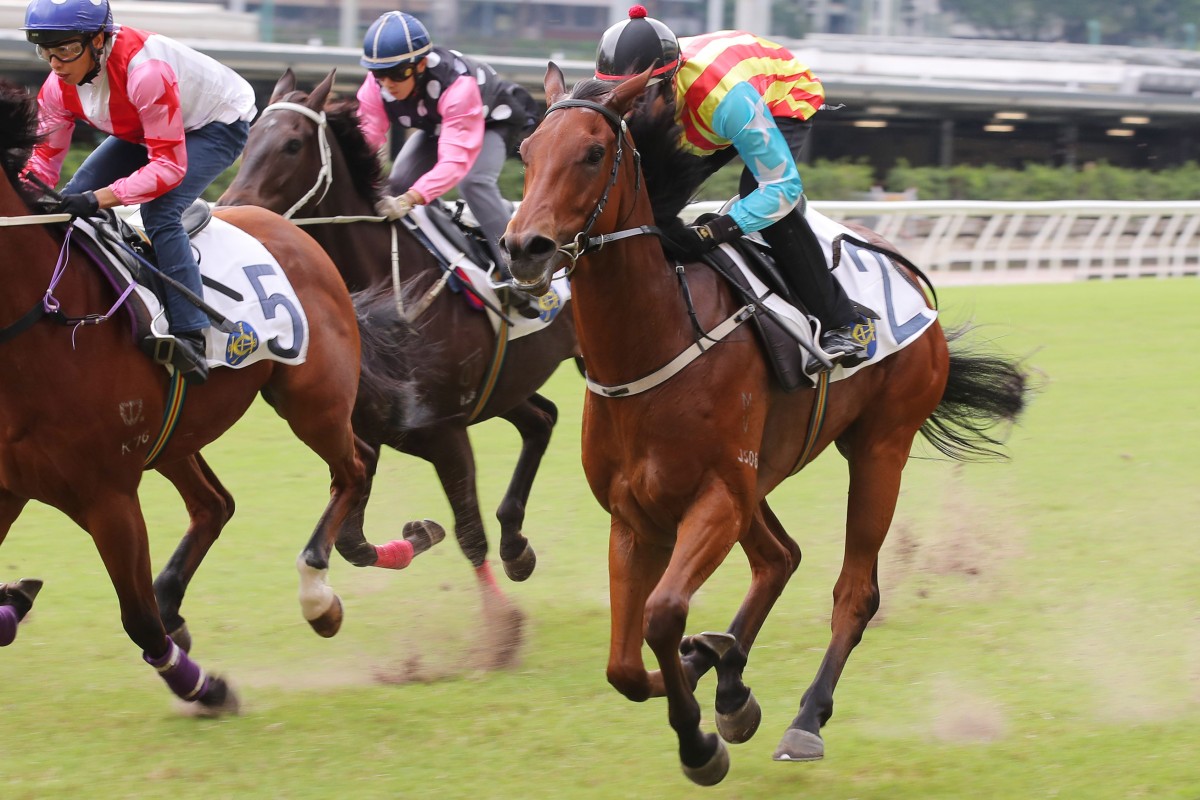 Circuit Jolly (right) trials at Happy Valley in October. Photos: Kenneth Chan