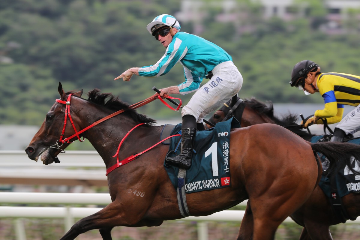 Romantic Warrior reigns supreme in April’s Group One QE II Cup. Photos: Kenneth Chan