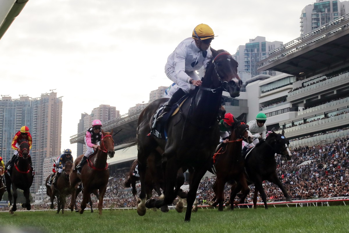 Golden Sixty salutes at last year’s Hong Kong International Races. Photo: Kenneth Chan