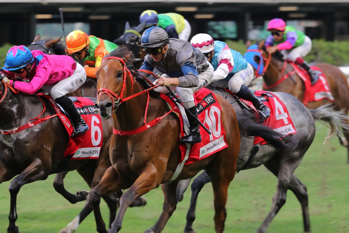 Horsepower scores a brilliant win under Zac Purton on Hong Kong debut. Photos: Kenneth Chan