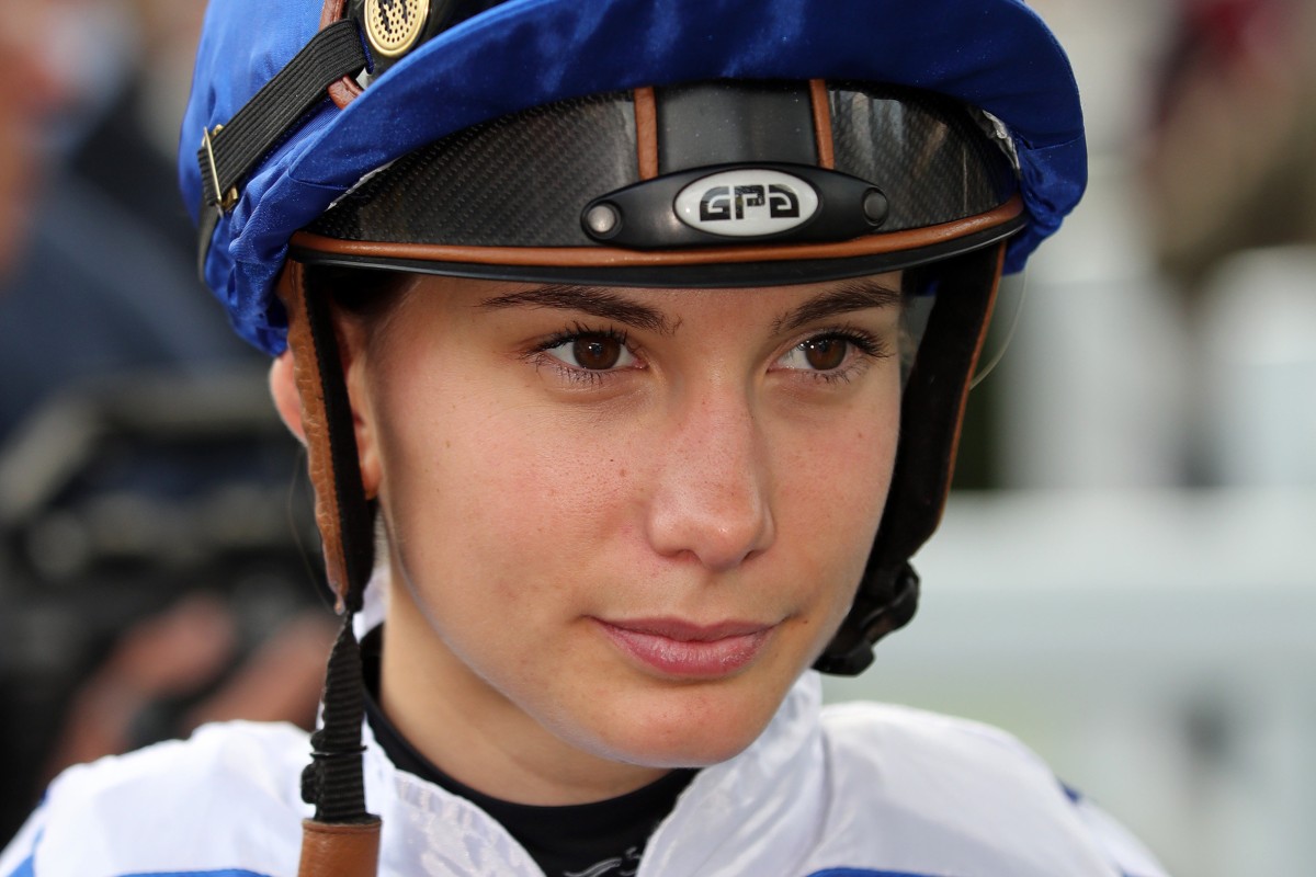 French jockey Marie Velon will ride Iresine in Sunday’s Group One Hong Kong Vase (2,400m) at Sha Tin. Photo: HKJC