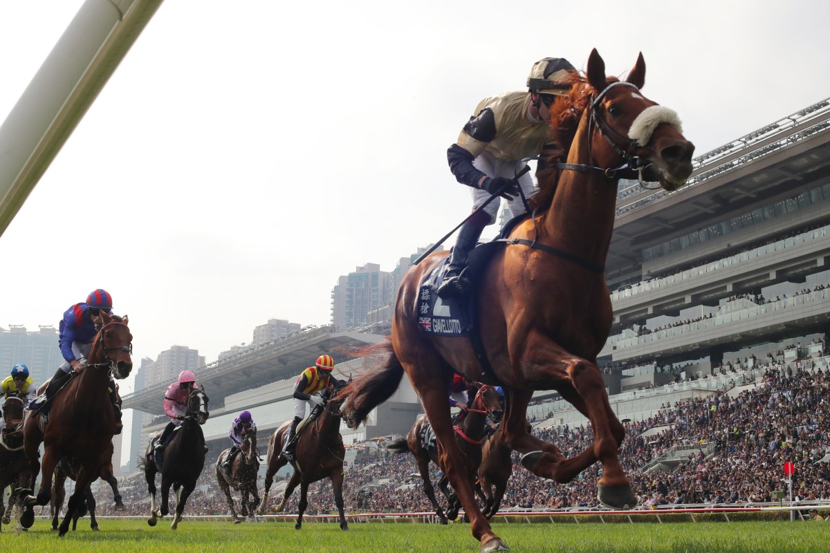 Giavellotto reigns supreme in Sunday’s Group One Longines Hong Kong Vase. Photos: Kenneth Chan