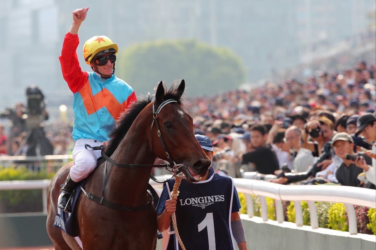 A victorious Ka Ying Rising returns under Zac Purton. Photo: Kenneth Chan