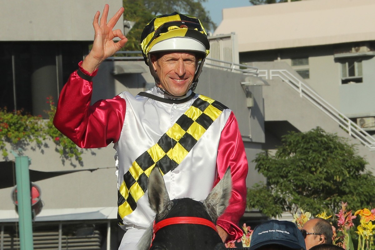 Hugh Bowman has high hopes for Mickley at Sha Tin on Sunday. Photos: Kenneth Chan