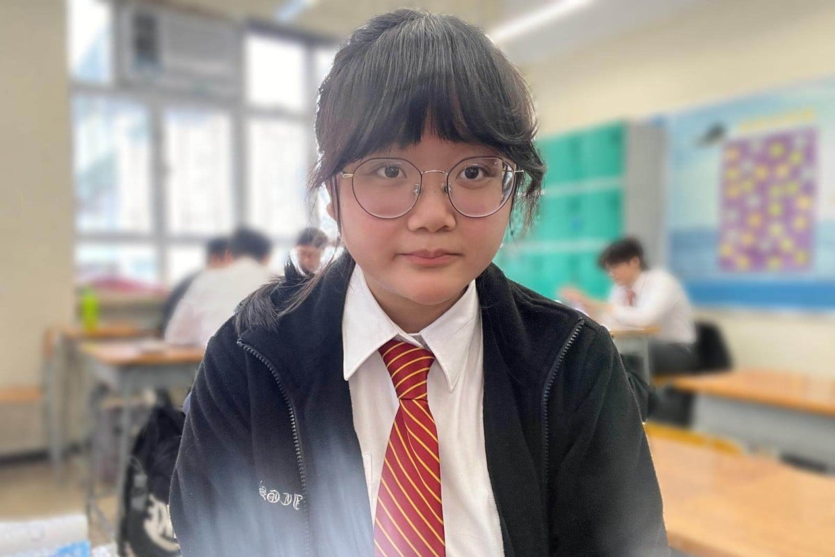 Chiu Tsz-kwan is a 17-year-old student at Jockey Club Government Secondary School. Photo: Handout